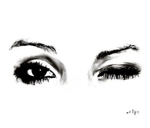 art,beautiful,black,and,white,cute,drawing,eye,lashes,eyes,painting,woman-a5b0899f63bd1ae4319e202f155f4377_m